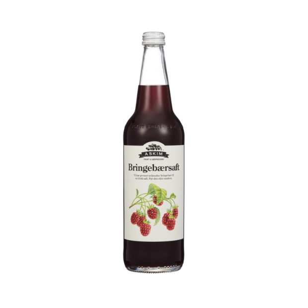 Raspberry Juice 0.7l Askim (Bringebærsaft) | Raspberry Juice | All season, Party, Snacks | Askim