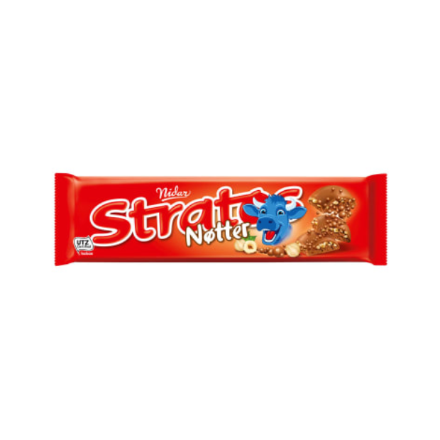 Stratos Nut 155g Nidar | Milk Chocolate | All season, chocolate, Easter-deals, Milk Chocolate, recommended, Snacks | Norbites