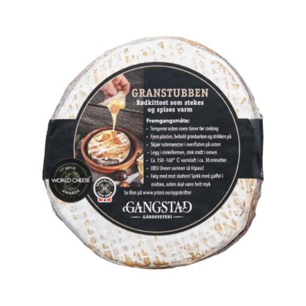Granstubben Approximately 380g Gangstad | Washed Rind Cheese | All season, Cheese, Cheese and Dairy, Cooking, Party, Washed Rind Cheese | Gangstad