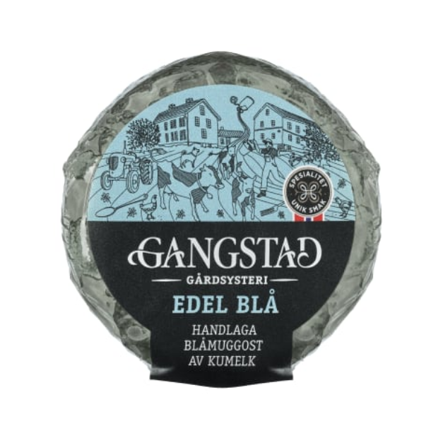 Edel Blå 190g Gangstad | Blue Cheese | All season, Party | Gangstad