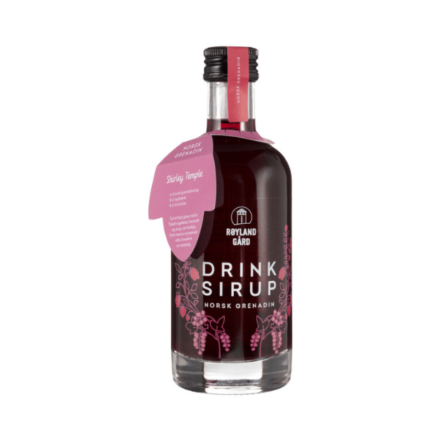 Norwegian Grenadine Drink Syrup - Drinksirup Norsk Grenadin 250ml Røyland