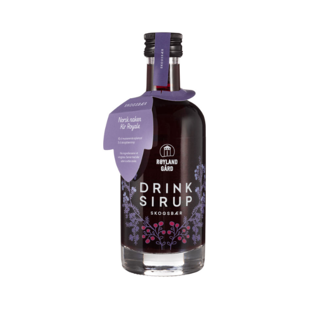 Norwegian Forest Berry Drink Syrup - Drinksirup Skogsbær 250ml Røyland