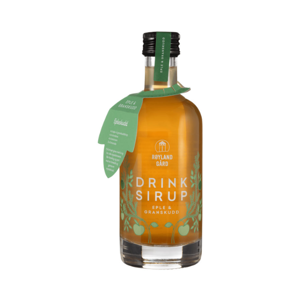 Norwegian Apple & Spruce Shoot Drink Syrup - Drinksirup Eple&Granskudd 250ml Røyland