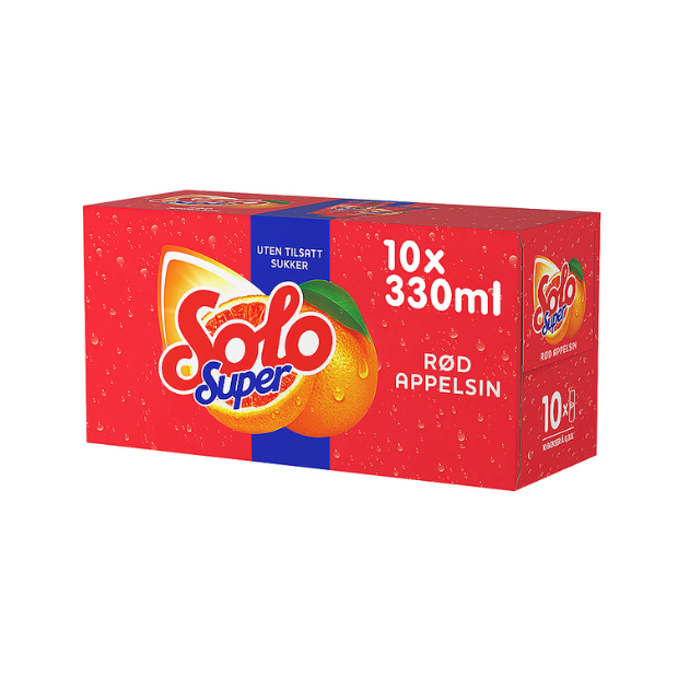 Solo Super Red Orange 10x330ml Cans