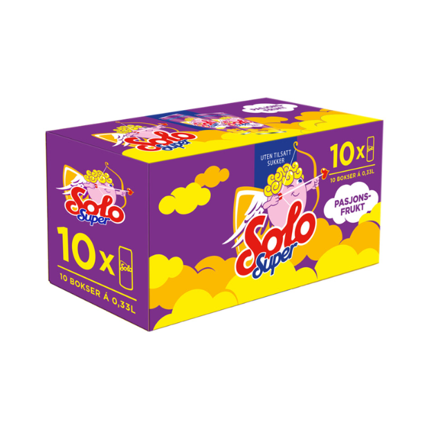 Solo Super Passion Fruit - Solo Super Pasjonsfrukt 0,33lx10 boks