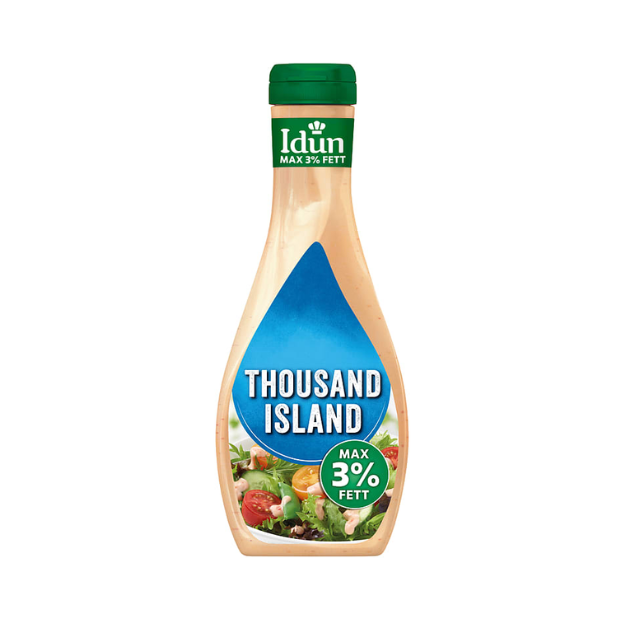 Thousand Island Dressing Max 3% Fat - Thousand Island Maks 3%Fett 465g Idun