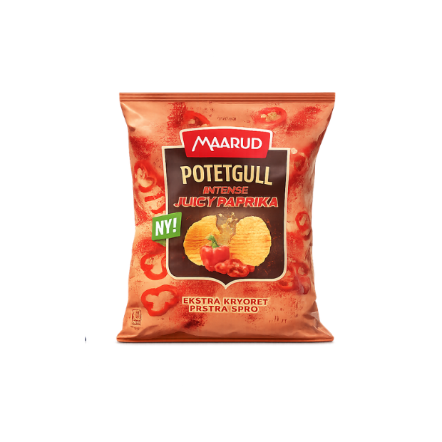 Maarud Potetgull Intense Juicy Paprika 175g