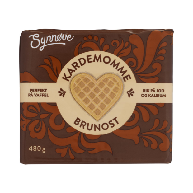 Cardamom Brown Cheese - Kardemommebrunost 480g Synnøve Finden
