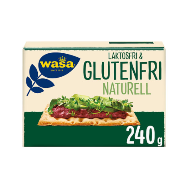 (Knekkebrød Naturell Gl.Fri ) Crispbread Natural Gluten-Free 240g Wasa | Crispbread | All season, Snacks | Wasa