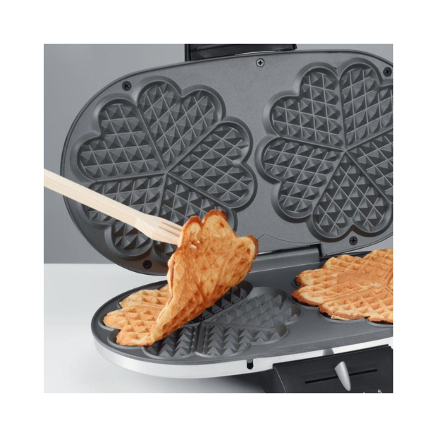 Double Waffle Iron for Heart-Shaped Waffles – Dobbelt Vaffeljern Cloer