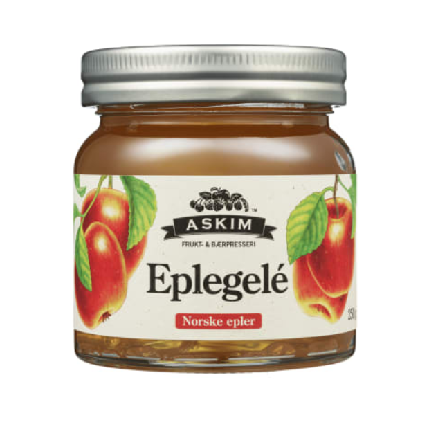 Apple Jelly 250g – Eplegele by Askim | Apple Jelly | All season, Breakfast and Cereals, Jam and Jellies, Snacks | askim