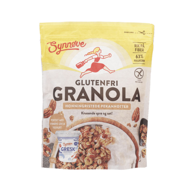 Granola Pecan Gluten-Free - Granola Pekan Gl.Fri 325g Synnøve Finden