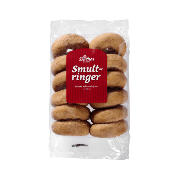 Classic Norwegian Doughnuts - Smultringer 12stk 440g Berthas