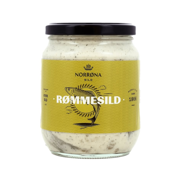 Creamed Herring - Rømmesild 580g Norrøna