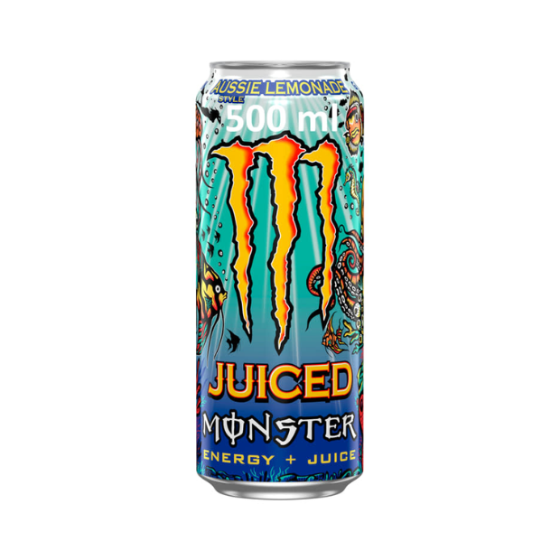 Monster Aussie Lemonade 500ml can