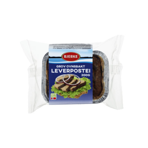 Coarse Liver Pâté - Leverpostei Grov 200g Bjerke