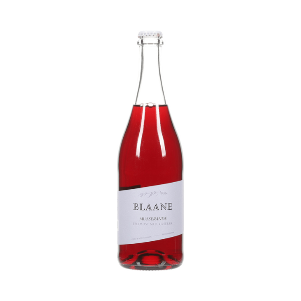 Blaane Sparkling Apple Juice with Cherry - Eplemost Blaane Musserende m/Kirsebær 750ml Åkre