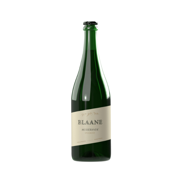 Blaane Sparkling Apple Juice - Eplemost Blaane Musserende Eplemost 750ml flaske Åkre