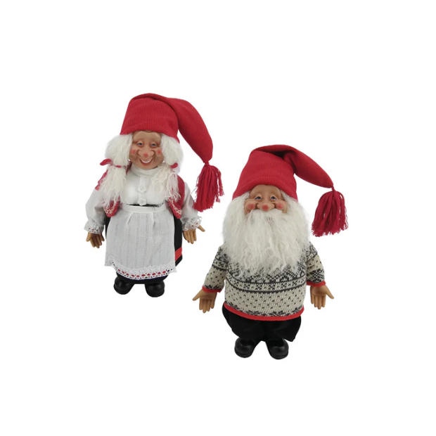 Mother Gnome & Father Gnome Christmas Gnome Couple