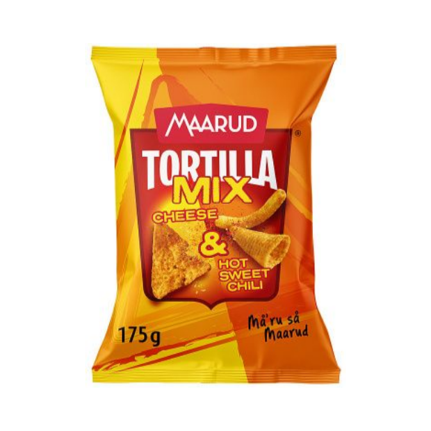 Tortilla Mix Cheese/Hot Sweet Chili - Tortilla Mix Chees/Hotswchi 175g Maarud