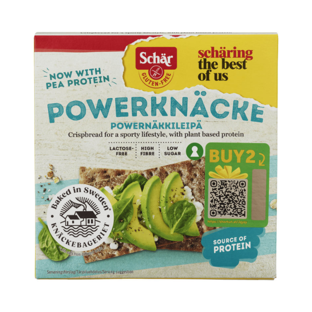 Power Crispbread Gluten-Free - Powerknekkebrød Gl.Fri 225g Schär