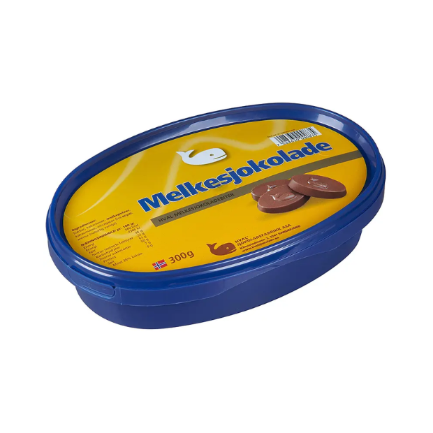 Milk Chocolate - Melkesjokolade 300g Hval