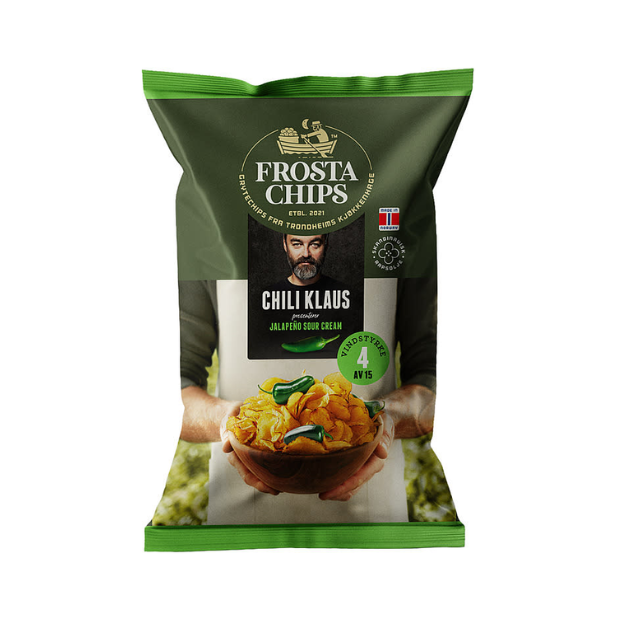 Frostachips Jalapeño Sourcream - Frostachips Jalapeno Sourcream 100g Chili Klaus