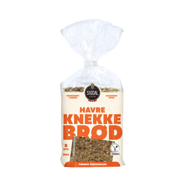 Oat Crispbread - Havreknekkebrød 190g Sigdal