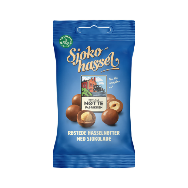Choco Hazelnuts - Sjokohassel 70g Dln