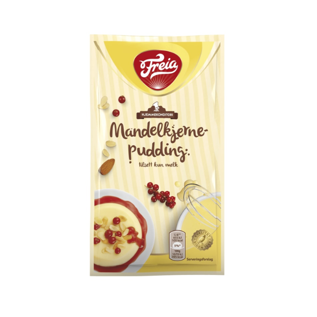 Almond Core Pudding 96g Freia | Almond Pudding | All season, Almond Pudding, baking, Dessert | Freia