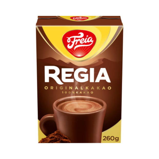 Regia Cocoa Original 260g Freia | Chocolate Drink | All season, Beverages, Chocolate Drink, Snacks | Freia