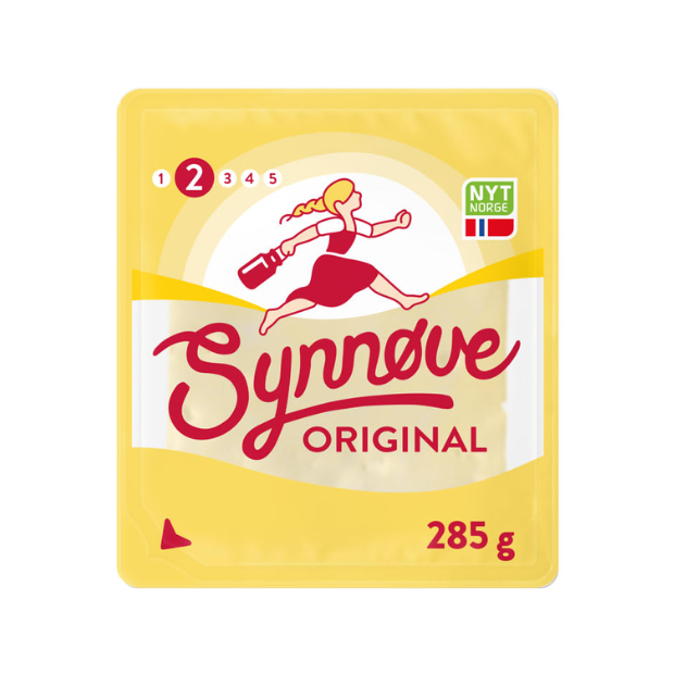 Yellow Cheese Original sliced 285g Synnøve | Yellow Cheese | All season, baking, Cheese, Cheese and Dairy, lightning-deal, Snacks, Yellow Cheese | Synnøve