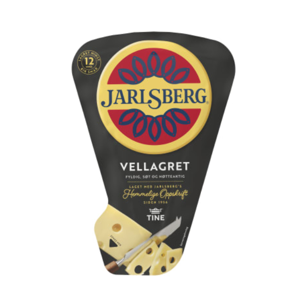 Jarlsberg Well-aged 28% Approx 500g Tine (Jarlsberg Vellagret 28% Ca500g) | Yellow Cheese | All season, Cheese and Dairy | Jarlsberg