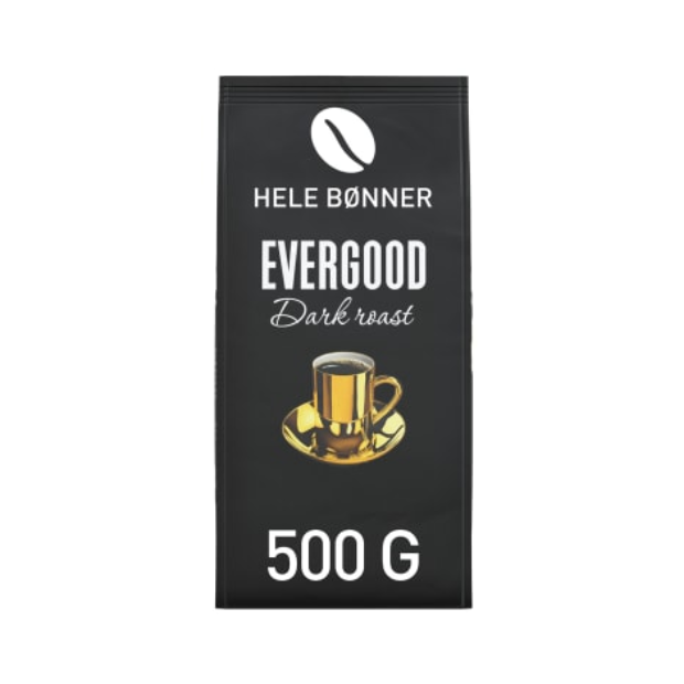 Evergood Dark Roast Whole Beans Coffee 500g | Roast Whole Beans | All season, Roast Whole Beans, Snacks | Evergood