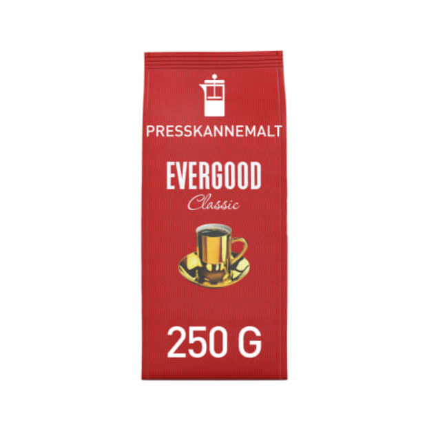 Evergood Classic Press Ground Coffee 250g | Press Ground | All season, Coffee, Snacks | Evergood