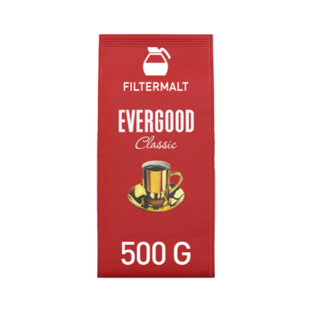 Evergood Classic Ground Coffee 500g | Ground Coffee | All season, Coffee, Snacks | Evergood