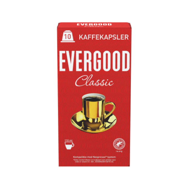 Evergood Classic Coffee Capsule 10pcs | Coffee Capsule | All season, Coffee, Snacks | Evergood