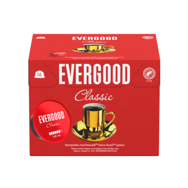 Evergood Classic Coffee Capsule 16 pcs | Coffee Capsule | All season, Coffee Capsule, Snacks | Evergood