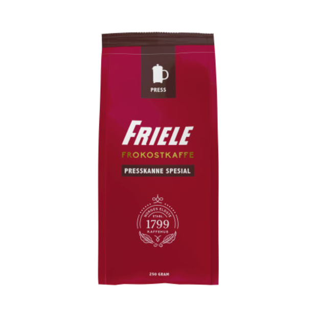 Friele Frokost French Press Grind Coffee  250g | French Press Grind Coffee | All season, Coffee, Snacks | Friele