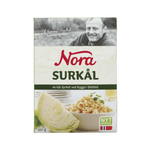 Pickled Cabbage 450g Nora (Surkål) | Pickled Cabbage | Pickled Cabbage, Side Dishes | Nora