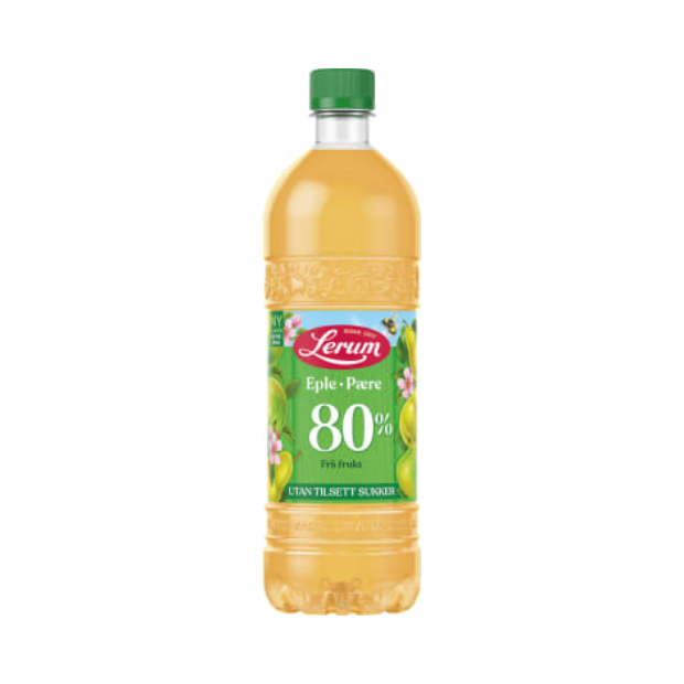 Apple & Pear Juice Without Added Sugar 0.75l Lerum (Eple&Pæresaft u/Tilsett Sukker) | Apple and Pear Juice | All season, Beverages, Snacks | Lerum