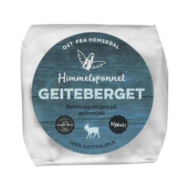 Goat Mountain Cheese 240g Himmelspannet (Geiteberget Ost) | White Mold Cheese | Cheese and Dairy, Cooking | Himmelspannet