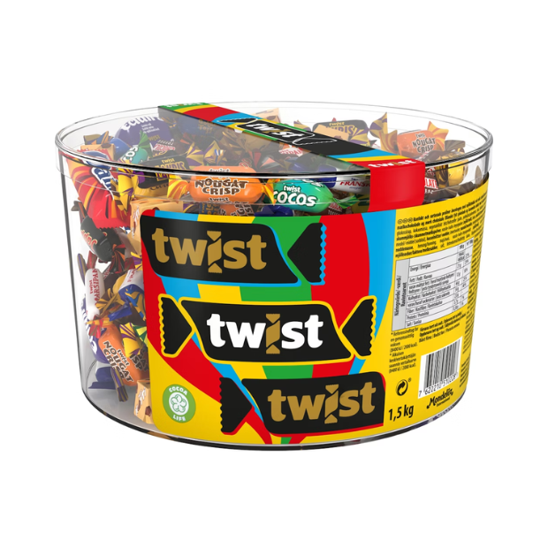 Twist Cylinder 1.5 kg, Freia | Chocolate | All season, chocolate, Party, Snacks | Freia