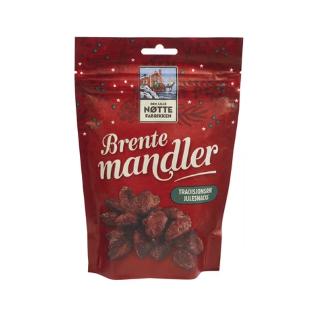 Roasted Almonds 160g | Mandel Nuts | All season, christmas, Snacks | Den lille nøttefabrikken