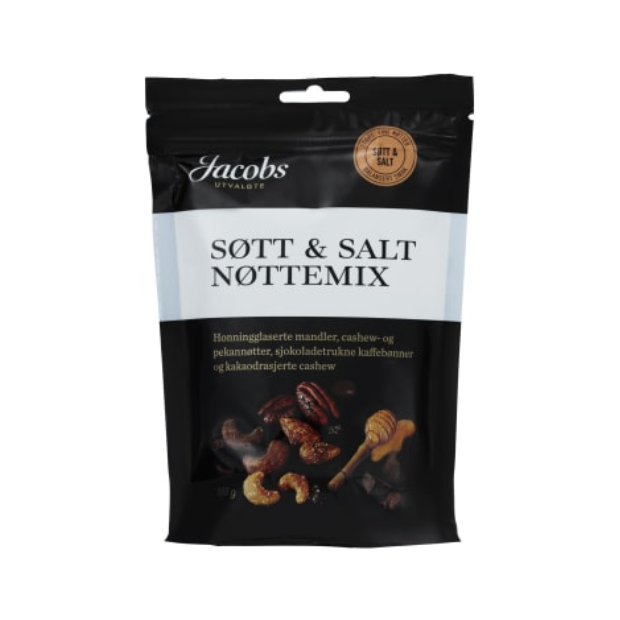 Nut Mix Sweet & Salty 180g Jacobs Utvalgte | Mix Nuts | All season, Party, Snacks | Jacobs Utvalgte