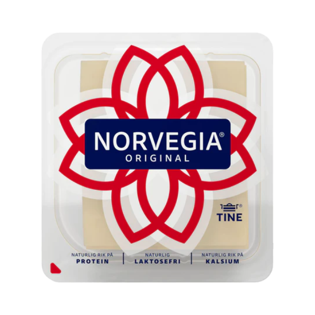 Norvegia 26% sliced 300g Tine | Yellow Cheese | All season, baking, Party, Snacks | Norvegia