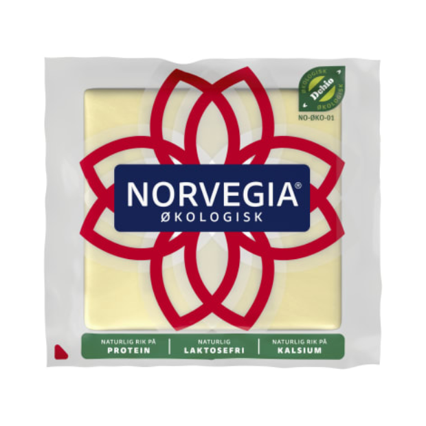 Norvegia Organic 500g Tine | Yellow Cheese | All season, baking, Cooking, Party, Snacks | Norvegia