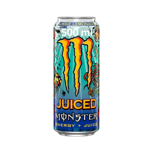 Monster Aussie Lemonade 0.5L Can | Energy drink | All season, Energy drink | Monster