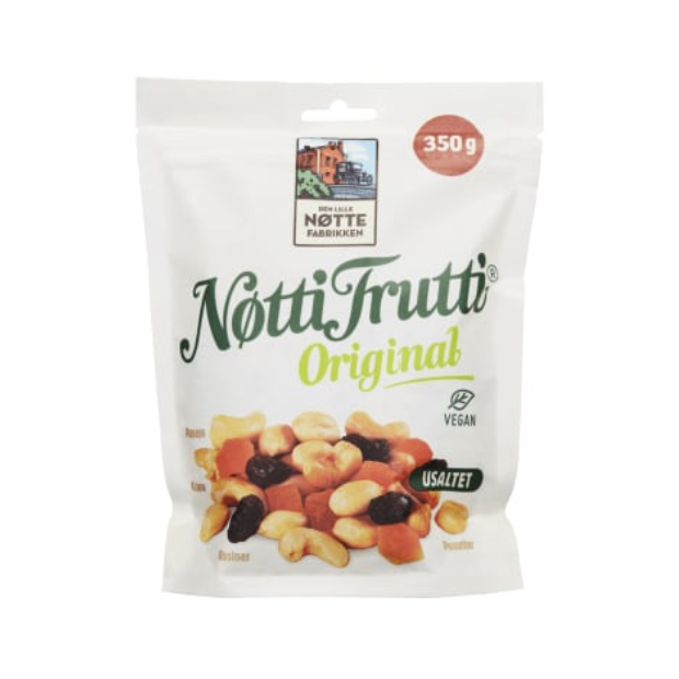 Nutty Fruity Original 350g Vegan | Mix Nuts | All season, Snacks, Vegan | Den lille nøttefabrikken