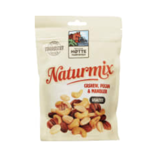 Natural Mix Nuts w/o Salt 160g | Mix Nuts | All season, Snacks | Den lille nøttefabrikken